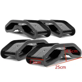Rocket667 Kojem 4x For Polaris Rzr Xp 1000 Seat Belt Harness Pass Through Bezels Insert - 4 Kits