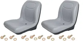 Kumar Bros Usa Vic359701912 2pcs High Back Gray Seat Fits Arctic Cat Prowler 700 Xt 2009 2015-2017