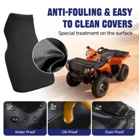 Lqi 100-1282 2005-10 Polaris Sportsman 500 600 700 800 Gripper Seat Cover - Only Usa
