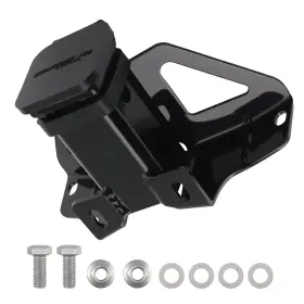 Maxpeedingrods 369uiv Black Steel Hitch Receiver 2 Inch Rear For Polaris Sportsman 450 570 14-25