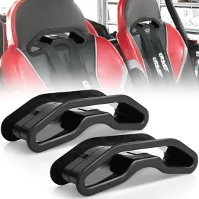Mic-09-112 Mictuning Black Seat Belt Harness Pass Through Bezel Insert For Polaris Rzr 4 900 1000xp