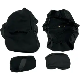 0821-0710 Moose Offroad Seat Cover - Neoprene Black Rhino