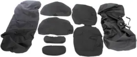 Xf-2-0821-2660 Moose Utility Seat Cover Black Nylon Custom Replacement Prcxpbs-11 0821-2660