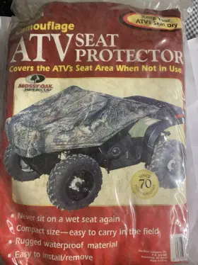 11453 Mossy Oak Camo Camouflage Atv Seat Protector Cover Covers For When Not In Use