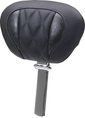 89460sb Mustang Deluxe Touring Driver Backrest Black / Blue