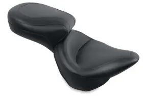 Mustang Motorcycle 191209500191 84-06 Harley Standard Rear Tire Wide Touring 1pc Seat - Black