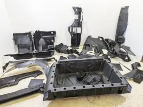 1234567 Polaris 2020 General 1000 Eps Fairing Plastic Covers Trunk Bed Set -read