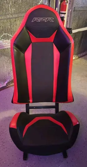 2688728 Polaris Rzr Xp 1000 Turbo S Seat Red/black Black Stitch Great Shape Oem Single