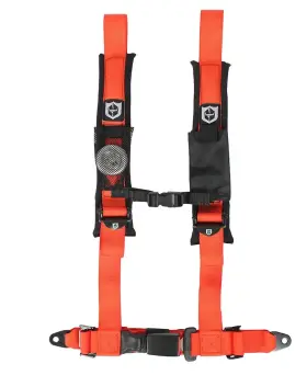 A16uh349or Pro Armor 4 Point 2 Inch Autostyle Harness Passenger Side Orange By -