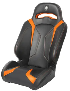 Ca162s188or Pro Armor Le Suspension Seat Black/orange #ca162s188or Can-am Maverick X3