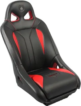 P141s185rd Pro Armor G2 Suspension Seat Front Black/red #p141s185rd Polaris