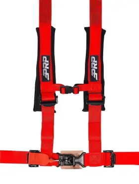 Sb4.2ll-r Prp 4.2 Utv Seat Harness With Latch/link Lap Belt Red