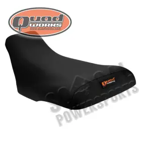4755-q168088-atv Quad Works Seat Cover-gripper-black For 1989-2004 Kawasaki Klf300 Bayou 4x4 Atv