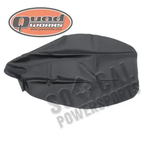 Qu-6455926-ks45 Quad Works 2004-2009 Honda Trx450r Atv Gripper Seat Cover Black