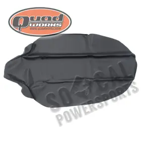 Qu-7947583-ks94 Quad Works 2004-2009 Yamaha Yfz450 Atv Gripper Seat Cover Black