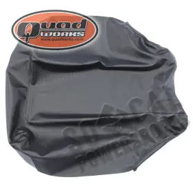 Qu-7960457-ks96 Quad Works 2000-2006 Yamaha Yfm400/450 Kodiak Atv Gripper Seat Cover Black