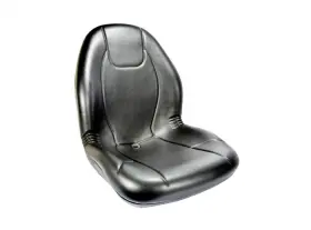 16503 Rotary Corp Brand Replacement High Back Seat 20 Inch Black Pvc Vinyl