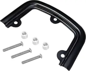 15725b Saddlemen 3-point Sissy Bar Pad Bracket Silver / Black