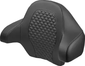 814-07-15502 Saddlemen Dragon Scale Tour Pak Backrest Pad Black / Gray