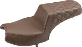 I20-06-173br Saddlemen Step-up Rear Ls Seat - Brown Motorcycle Street Bike