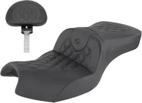 I20-06-182br Saddlemen - Roadsofa Seat With Backrest Full Lattice Stitch