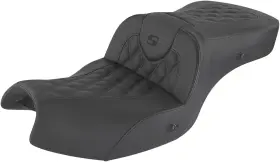 I20-06-182hct Saddlemen Heated Roadsofa Seat - Lattice Stitch Without Backrest Gl