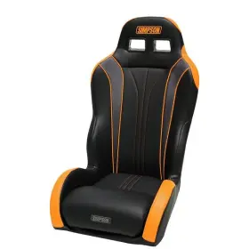 104-308 Simpson Racing Vortex Ii Utv Seat Black/orange Each
