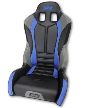 107-307 Simpson Racing Pro Sport Utv Powersports Seat - Blue/black/grey Each