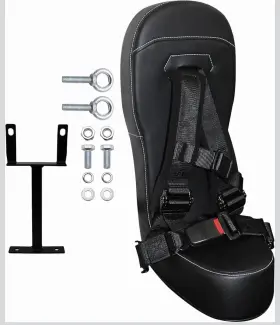 Utv-5048a17-6008-001 Tiroar Polaris 900-1000 Bump Seat 4 Point Black Safety Harness 2014-2020