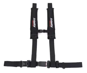 Tr-h402t Trinty Racing Trinity Harness 4 Point 2 Inch Auto Latch Black Rzr Can-am Krx