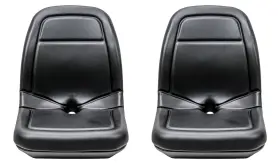 757-04097 Unipro 8777 Cub Cadet Volunteer Utv Seat Pair -part # - Black Vinyl 2 Seats
