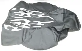 Verde Powersports Wy018-5 Polaris Scrambler Silver Flame Seat Cover Nos