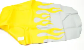 Wy022-6 Verde Powersports Cannondale Gray Yellow Flame Seat Cover Nos