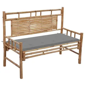 3063877 Vidaxl Garden Bench Bamboo Medium Waterproof Materials