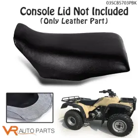 Zp-03scb5703pbk Vr Auto Parts Motorcycle Leather Seat Cover Replace Fit For Honda Fourtrax 300 1988-2000 New