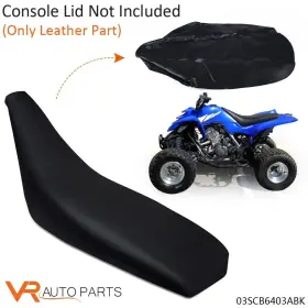 Zp-03scb6403abk Vr Auto Parts Fit For 01- 04 Yamaha Raptor 660 Standard Atv-black Synthetic Leather Seat Cover