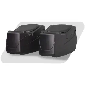 127-0010 Wes Powersports M-002 Twin Storage Box Set Black For Sportsman Touring 550/850/1000 2010-2014