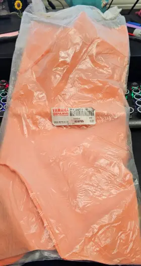 3fa-24731-30-00 Yamaha Cover Double Seat New Eltro Orange