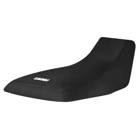 479-yam-std-blkblk-none-lgenj Yamaha 2002-2008 Grizzly 660 Gripper Seat Cover All Black Standard #479