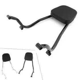 Yeahmotousa 420027998256 Rear Passenger Backrest Sissy Bar Fit For Bmw R18 2020-later Black Motorcycle Yh
