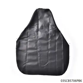 V-03scb5706pbk Ylwspeed20 Fit For 1999-2012 Honda Trx 400ex Leather Standard Seat Cover Protector Black