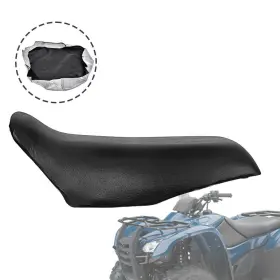 V-03scb5708pbk Ylwspeed20 Seat Cover Fit For 2000 01 02 03 04 05 06 Honda Rancher 350 Black Leather