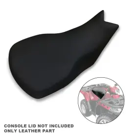 V-03scb7117pbk Ylwspeed20 Fit For 2009-2016 Polaris Sportsman 550 850 Xp Seat Cover Atv Black Leather Us