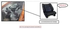 Rh Front Gry/blk Clo Man Seat Oem 18-21 Hyundai Kona Used. Price: $175.00.