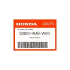 Honda Genuine Hitch Trailer 50810-HM8-W00 New. Price: $33.43.