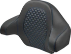 Saddlemen King Tourpak Backrest Pad Blue Stitch #814-07-15501 Harley Davidson New. Price: $350.00.