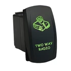 Two Way Radio 6B36G Rocker Switch Laser Dual Led Green 12V For Polaris Ranger New. Price: $14.50.