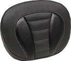 Mustang Deluxe Sissy Bar Pad - Black W/ Gunmetal Stitch Touring 89015GM New. Price: $239.00.