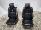 2014-2022 Dodge Durango Pair Of Front Seats; Black Leather Heated/cooled Used. Price: $1012.50.