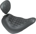 Mustang Wide Tripper Solo Seat With Backrest Diamond Stitch Black #83043 New. Price: $675.00.